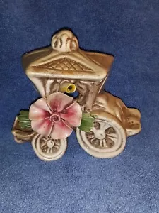 Porcelain Horse Drawn Carriage, Nick Knack - Picture 1 of 4