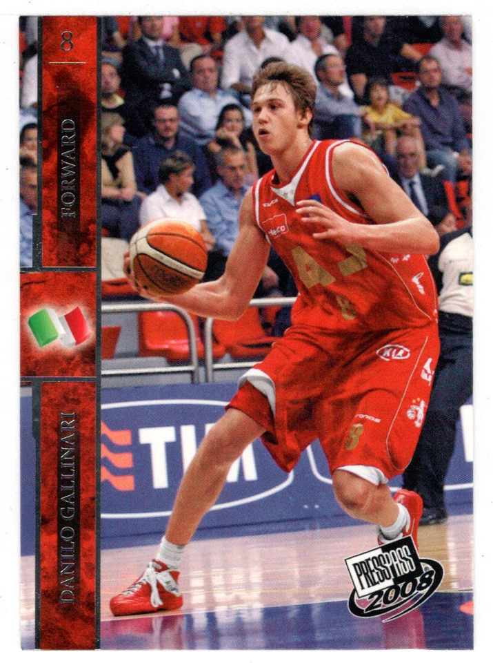 Danilo Gallinari - Olimpia Milano (NBA - NCAA) 2008 pase de prensa # 9 MT Foto 1 de 1