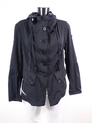 NICE CONNECTION Damen Jacke Gr 36 DE / Schwarz mit Kapuze  ( R 9931 ) - Bild 1 von 4