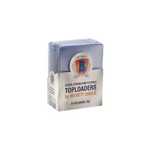(25-Pack) Beckett Shield Top Load Card Holder Regular Size 35pt Toploaders - Picture 1 of 1