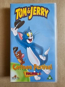 Tom & Jerry Cartoon Festival Volume 1 (VHS PAL, 1994) - Picture 1 of 6