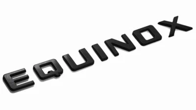 1x Se adapta a EQUINOX emblema letra insignia GM A 23299758 negro brillante Foto 1 de 4