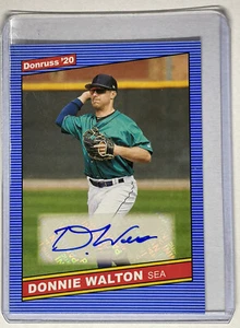 2020 Panini Donruss Retro 1986 Signatures Donnie Walton #86S-DW Rookie Auto RC - Picture 1 of 2