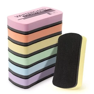 6 Pack Dry Erasers For White Board Magnetic Whiteboard Erasers Whiteboard Eraser - Picture 1 of 7