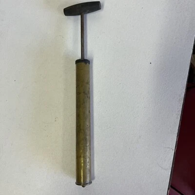 Bomba de aire pulverizadora de insectos de latón vintage Foto 1 de 4