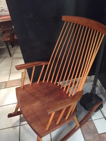Thos. Moser CabinetMakers Gloucester Rocker Rocking Chair Thos Cabinet Maker Cover
