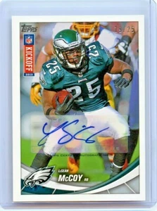 LeSean McCoy 2013 Topps Kickoff Autograph 19/25 SSP Philadelphia Eagles 💎 HOF - Picture 1 of 1