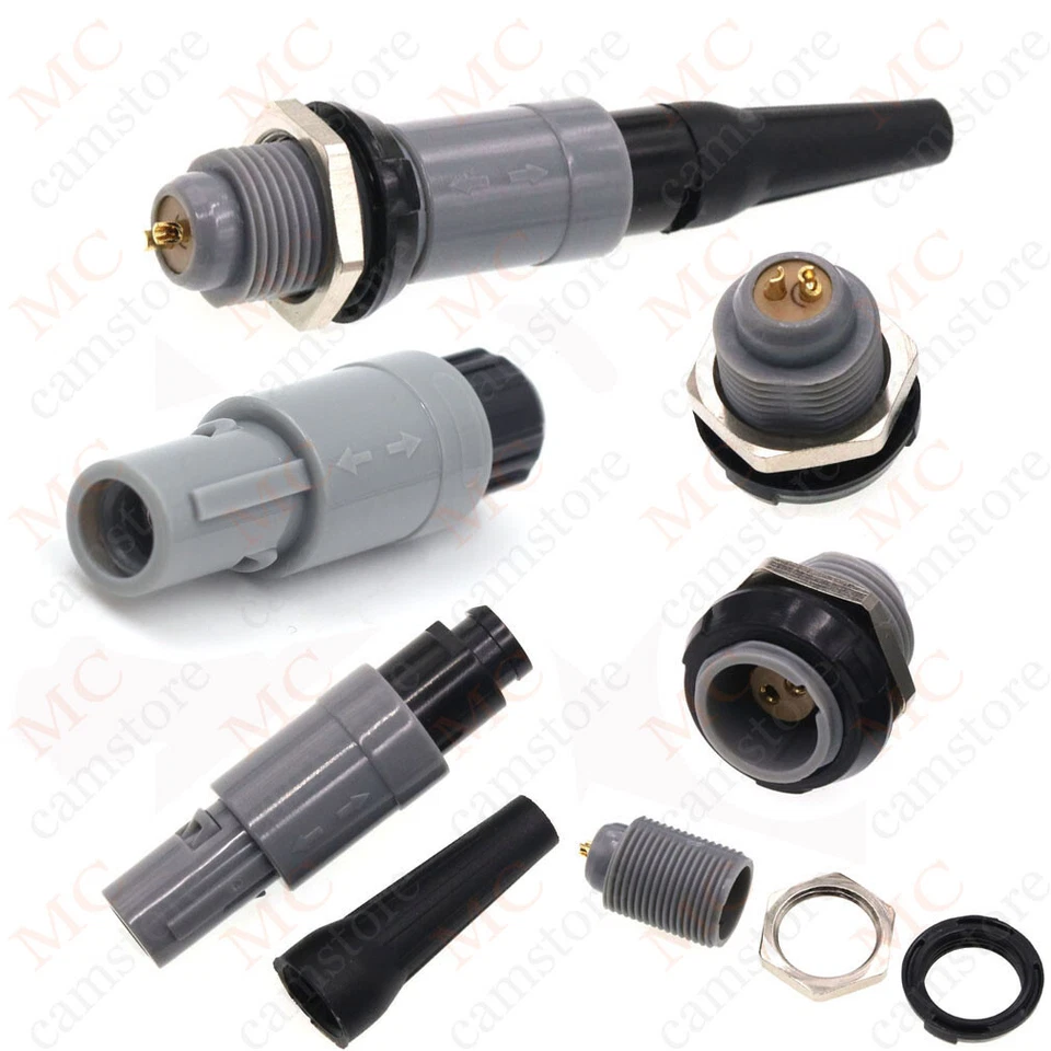 PAG PKG 1P 2-14 Pin Medical Plastic Push-pull Self-locking Male Female Connector - Image 1 of 4