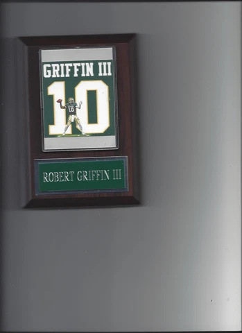 ROBERT GRIFFIN III  PLAQUE BAYLOR BEARS FOOTBALL NCAA Cover