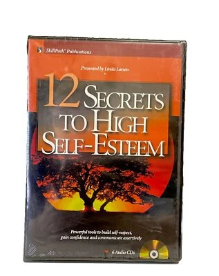 12 Secrets to High Self-Esteem by Linda Larsen 6-Audio CDs New - Image 1 of 3