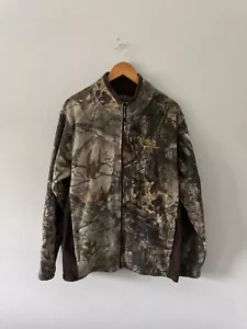 RealTree Camo Fleece Jacket Full Zip Size M Mint Condition - Picture 1 of 2