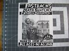 Flyer punk hardcore vintage - Fastbacks Death Sentence Flashback 8,5 x 11 HC7