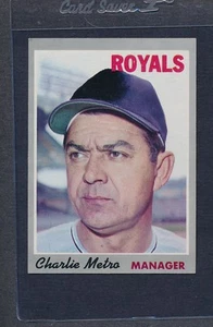 1970 Topps #016 Charlie Metro Royals NM *3142 - Picture 1 of 1
