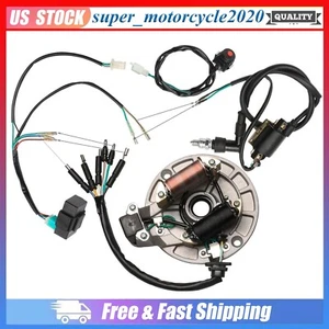 Electric Wiring Harness Magneto Stator For 50cc 70cc 110cc 125cc ATV Dirt Bike - Picture 1 of 13
