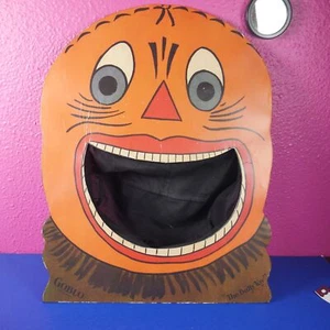 Vintage Halloween Koblo Kürbis Sitzsack werfen Spiel Bethany Lowe 12x10 - Bild 1 von 12