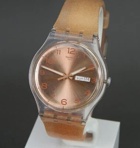 AG 2014 Swatch Quartz Glistar Watch 41mm - Picture 1 of 12