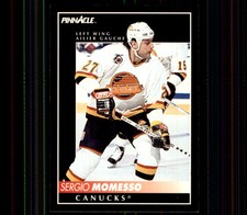 1992-93 Pinnacle Canadian Sergio Momesso Vancouver Canucks #163