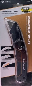 Southwire UTILQO Folding Retractable Utility Knife With On Tool Blade Storage - Picture 1 of 1