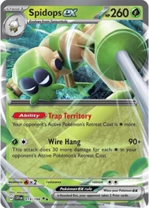 Tarjeta de Pokémon Spidops ex 019/198 escarlata y violeta SV1 - casi nueva - Imagen 1 de 1