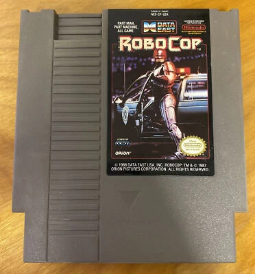 RoboCop (Nintendo Entertainment System, 1988) NES Authentic - CARTRIDGE ONLY - Image 1 of 4