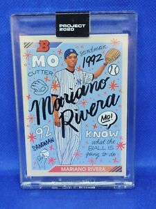 Topps Project 2020 #8 Mariano Rivera by Sophia Chang 1992 Bowman Baseball #302