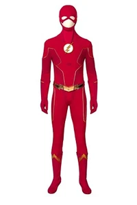 The Flash Temporada 6 Barry Allen Conjunto Completo Uniforme Disfraz Juegos con disfraces Halloween + Botas - Imagen 1 de 12