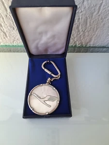 Lufthansa ,  schöner ,alter Schlüsselanhänger ,  999,9 Silber Boeing 747 F Junbo - Bild 1 von 5