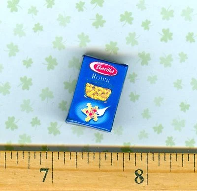 DOLLHOUSE Miniatures Size Noodle Pasta Rotini Box