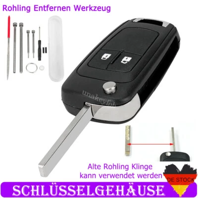 Schlüssel Gehäuse Für Opel Astra J Corsa E Adam Meriva B Karl Mokka Zafira C