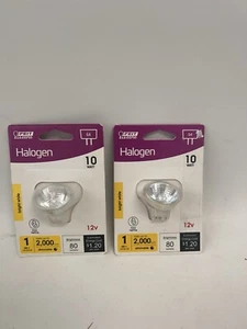 Light Bulb 10W 12V Bright White MR11 G4 Bulb “track Lighting” NEW (2) - Picture 1 of 3