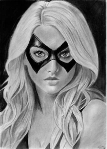 Black Cat (09"x12") by Tiago Silva - Ed Benes Studio - Picture 1 of 1