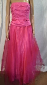 De Laru Dress Long Gown Pink Size 9 /10 Junior's - Picture 1 of 7