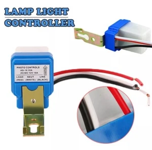 Photocell Sensor Switch On Off Street 12V 24V 50-60Hz AC DC Auto Automobile - Picture 1 of 9
