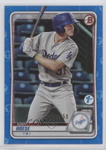 2020 Bowman 1st Edition Blue Foil /150 Kody Hoese #BFE-4