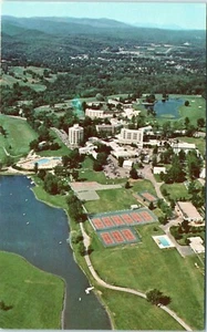 NY Postcard The Nevele Country Club Ellenville Aerial View Golf Tennis Pools - Picture 1 of 2