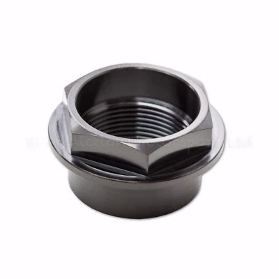 Tuerca de eje de rueda delantera de titanio negro Ducati Panigale 1299 R Foto 1 de 3