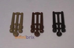 6x Lego Wands (Dark Tan, Brown, Dark Brown) for Harry Potter Minifigures NEW - Picture 1 of 1
