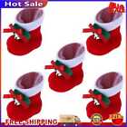 5pcs Christmas Decor Santa Claus Candy Boots Home Party Gift Red Boots