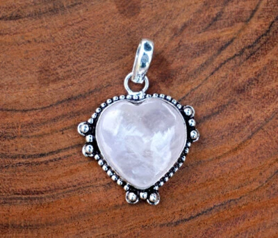 Delicato Arcobaleno Pietra Di Luna Gemma 925 Argento Sterling,fatto A Mano - Immagine 1 di 4