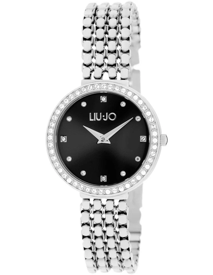 Orologio Donna LIU JO LUXURY CLEAR TLJ2197 Bracciale Acciaio Nero - Immagine 1 di 1