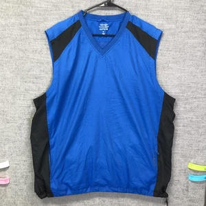 Snake Eyes Vest Mens XL Weather-18 Golf Windbreaker Pullover Sleeveless - Picture 1 of 8