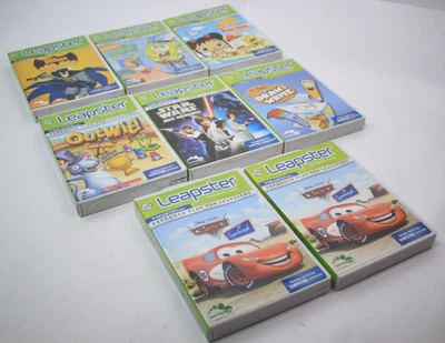 Lot of 8 Leap Frog Leapster Games Ni hao - Batman - Cars - Outwit! & More - Image 1 of 4