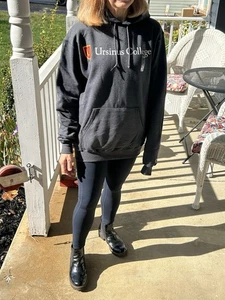 Champion Ursinus College Sweatshirt With Hood Gray Women’s Small - Picture 1 of 10