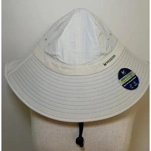 MISSION Cooling UPF Sun Defender Hat Hiking Golfing Fishing Beige Mens Womens - Picture 1 of 4