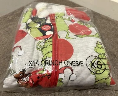 Nuevo con etiquetas Peter Alexander 2022 Navidad Grinch Una pieza - TALLA XS Mujer’s Foto 1 de 2
