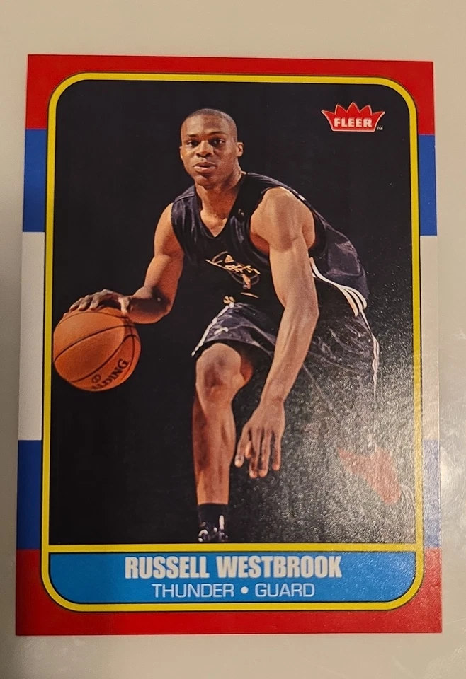 2008 - 09 Fleer - 1986 - 87 复古新秀 Russell Westbrook #86R-166 (RC) — 第 1/1 张图片