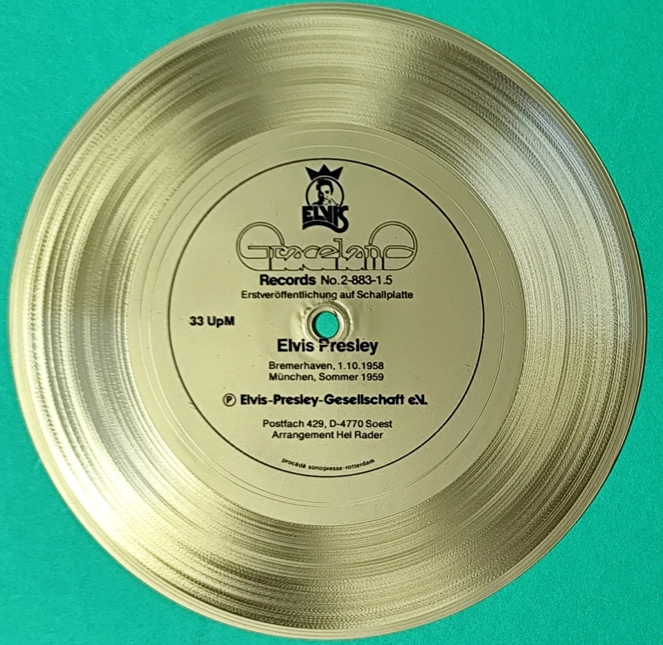 Elvis Presley - Interviews 1958/59 / Goldflexi - Bild 1 von 1