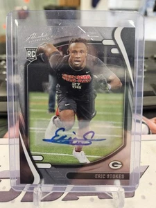 2021 Absolute Signature Rookies #175 Eric Stokes RC - Green Bay Packers SC - Foto 1 di 2