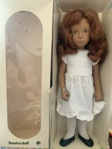 Vintage SASHA DOLL Redhead, White Dress #108 Trendon 1981-1986 Tag And Box MIB - Bild 1 von 12