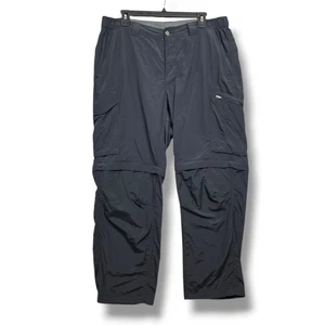 Columbia Silver Ridge Convertible Pant Mens 36 Black Omni-Shade UPF 50 Hiking - Picture 1 of 10